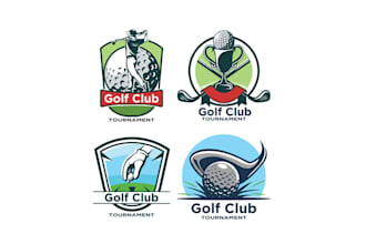 make perfect genuine golf tournament logo