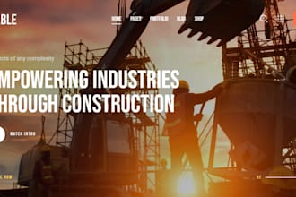 create plumber, handyman, roofing, construction, plumbing website