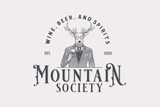 design redefine wine beer liquor shopping logo