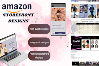 develop amazon brand store and store front design for you