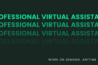 be your fabulous virtual assistant with quality work