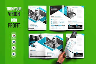 do brochure design company profile proposal booklet reports for print or digital