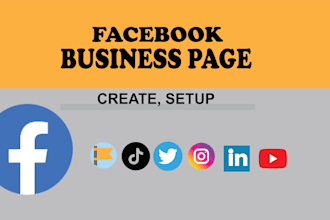 create and set up a facebook business page