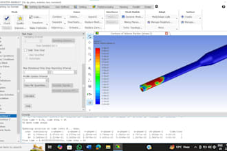 provide cfd and fea analysis of a fluidized bed