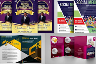 design church flyers, brochure, tract, event, bulletin, poster, and banner