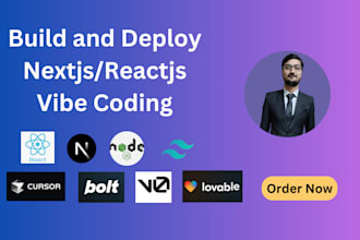 build react js next js bolt lovable v0 cursor ai vibe coding supabase stripe