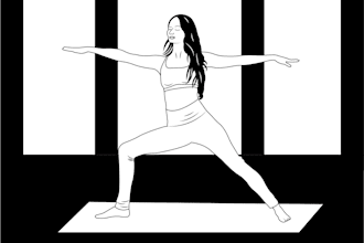 draw character illustrations, portrait or line art of image