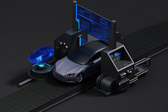 create high quality 3d car animation, 3d vehicle animation, 3d car rendering