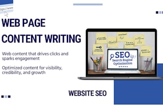 be your affordable web page content writer