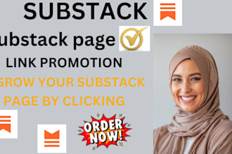 do viral promotion for your substack page  link to real and active audience