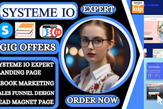 do systeme io ebook, online course landing page clickfunnels sales funnel,