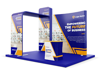 design trade show banner,product showcase, exhibition booth,backdrop,expo stand