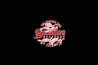 make glamorous crabs and seafood logo