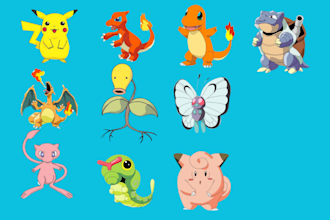 do pokemon or fakemon pixel art,fakemon sprite, fakemon anime,pokemon doodle art