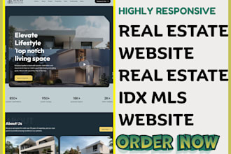 develop real estate website real estate idx website wordpress website