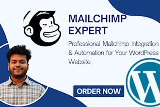 integrate mailchimp with wordpress and setup email campaigns