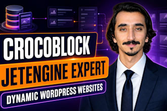 build a crocoblock jetengine wordpress website