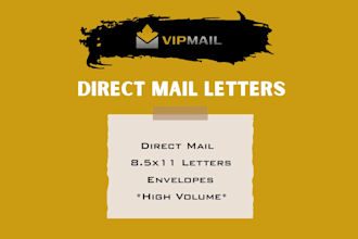 mail merge and print sales letters high volume