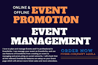 manage and plan your event on eventbrite