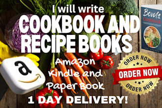 write the best food recipes for recipe book and cookbook