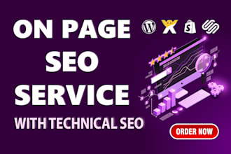 do wix website on page and technical SEO optimization