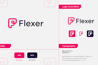 design technology based startup tech ai website sass modern day minimal logo