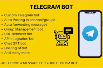 develop a powerful telegram bot manychatbot, n8n automation bot