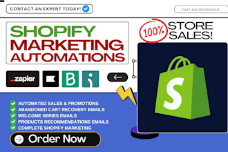 setup shopify marketing automations zapier omnisend brevo activecampaign sendvio