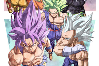 do any dragon ball style illustration for you