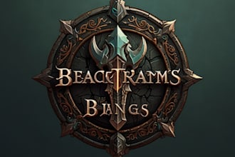 create a logo and branding for a fantasy game