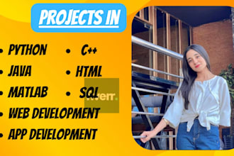 help you in python, matlab, java, html and sql programming projects