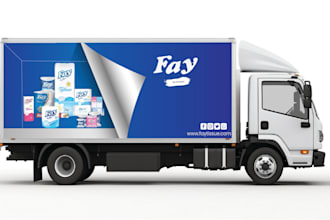 do creative vehicle wrap, car wrap, van wrap design