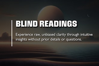 deliver powerful blind psychic readings with raw clarity