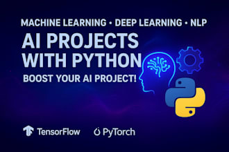 do machine learning, deep learning, nlp projects with python