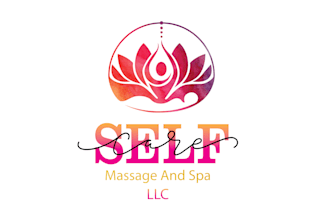 design spa message body message medical and yoga logo