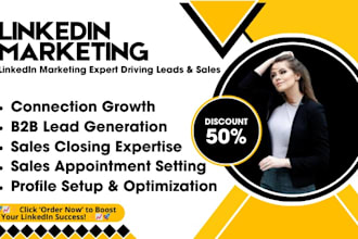 be your b2b sales manager and linkedin marketing manager