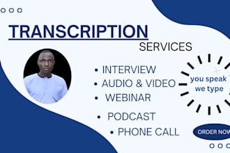 transcribe your recordings video transcription and audio transcription