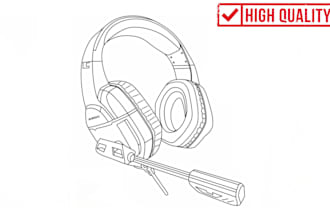 convert anything into vector line art for coloring book page