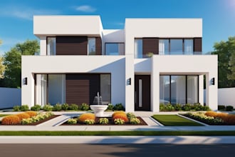 design a commercial rollout 3d with outlet 3d model and franchise consistency