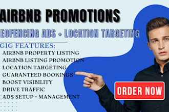 do geofencing, setup geofencing campaign location targeting for airbnb property