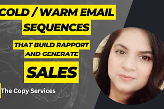 do cold and warm email sequence copywriting