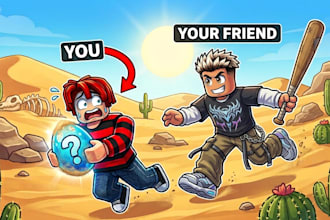 make an catching thumbnail for your roblox game or youtube