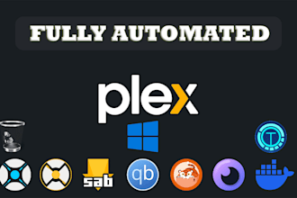 automate your windows plex media library using sonarr radarr overseer and more