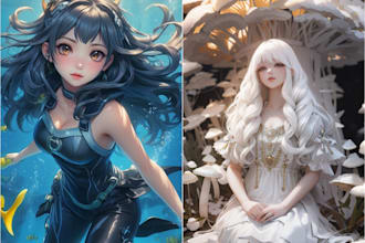 create detailed ai generated anime art for you