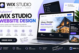 responsive wix studio website design wix studio website redesign wix studio
