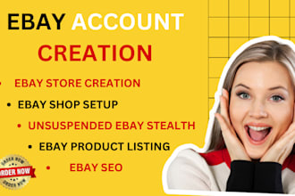 create a verified ebay seller account, ebay store setup ebay product listing