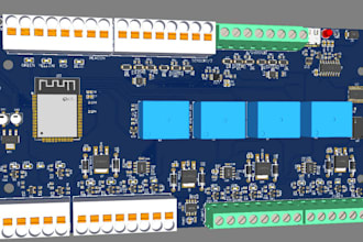 do a circuit design, schematic diagram and pcb design