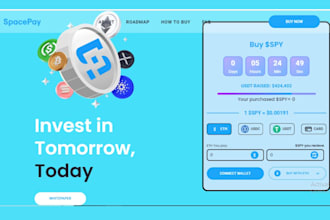 meme coin website,ico presale website, nft erc20, bep20, solana spl,smart cont