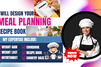 do meal planning, cookbook, recipe book, online course, video editing on tella