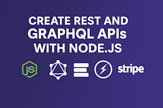create scalable rest graphql and websocket apis in nodejs